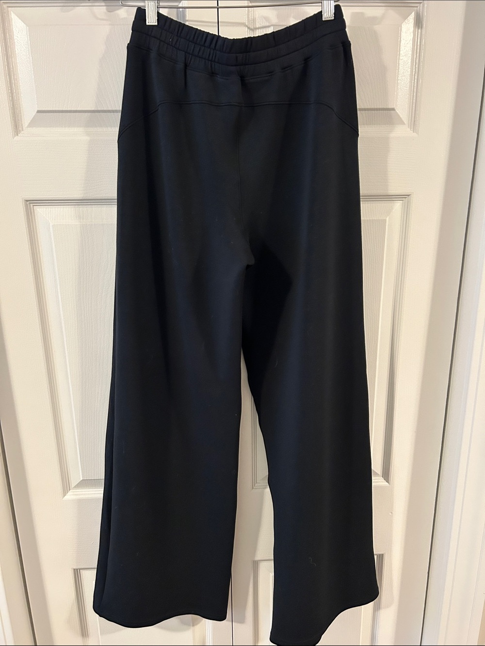 SPANX Black Wide-Leg Drawstring Lounge Pants in Medium Tall - Picture 12 of 12